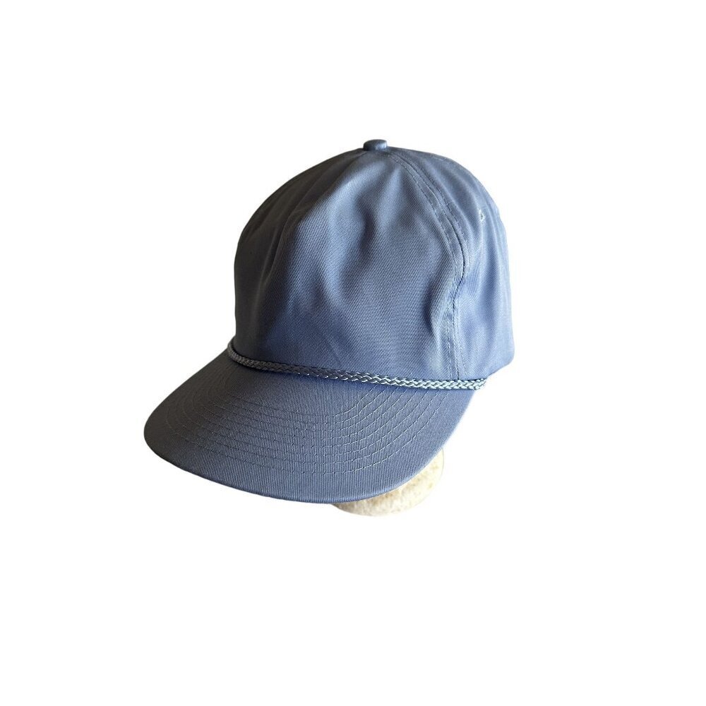 Vintage Lac Cap Blue Rope Trucker Hat Cap Adjustable Snapback‎